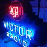 New RCA Victor Double-Sided Painted Neon Sign 48"W x 42"H